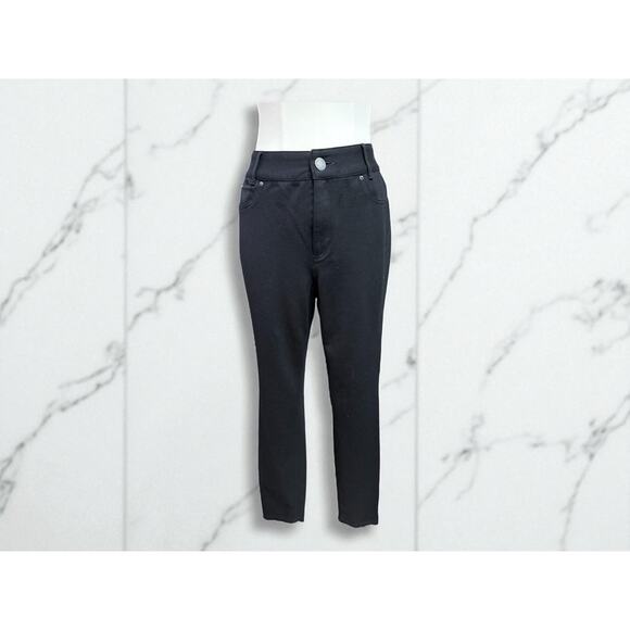 Womens black pants size 10 ladies work or casual wear ankle length pants - Picture 1 of 3